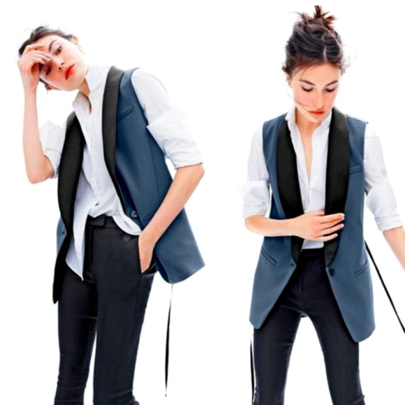 J. Crew Jackets & Blazers - J.CREW Collection Tuxedo Vest